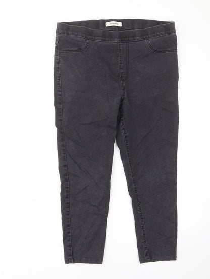 Womens UK Size 14 Marks and Spencer Regular Fit Skinny Grey Jeans