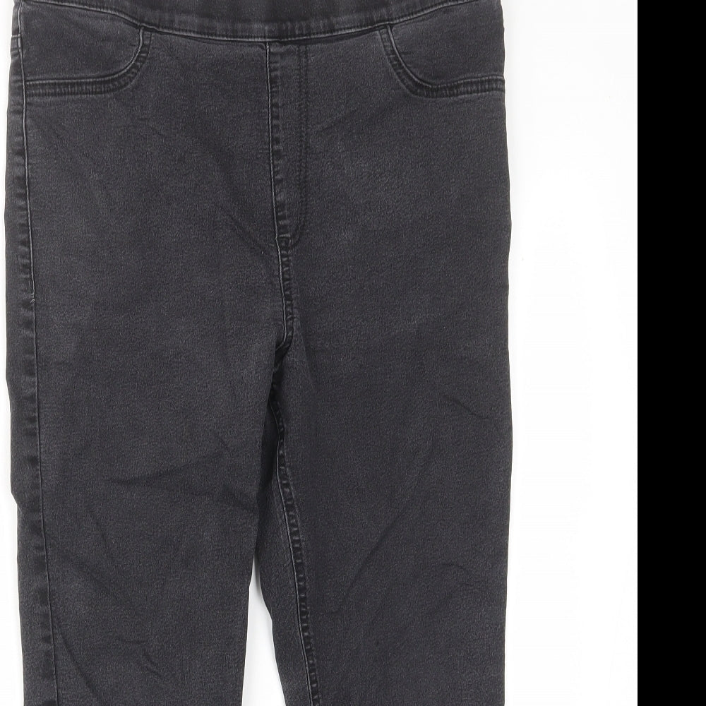 Womens UK Size 14 Marks and Spencer Regular Fit Skinny Grey Jeans