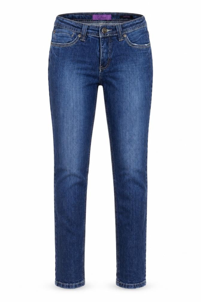 Womens UK Size 10 House of denim Regular Fit Skinny Blue Jeans