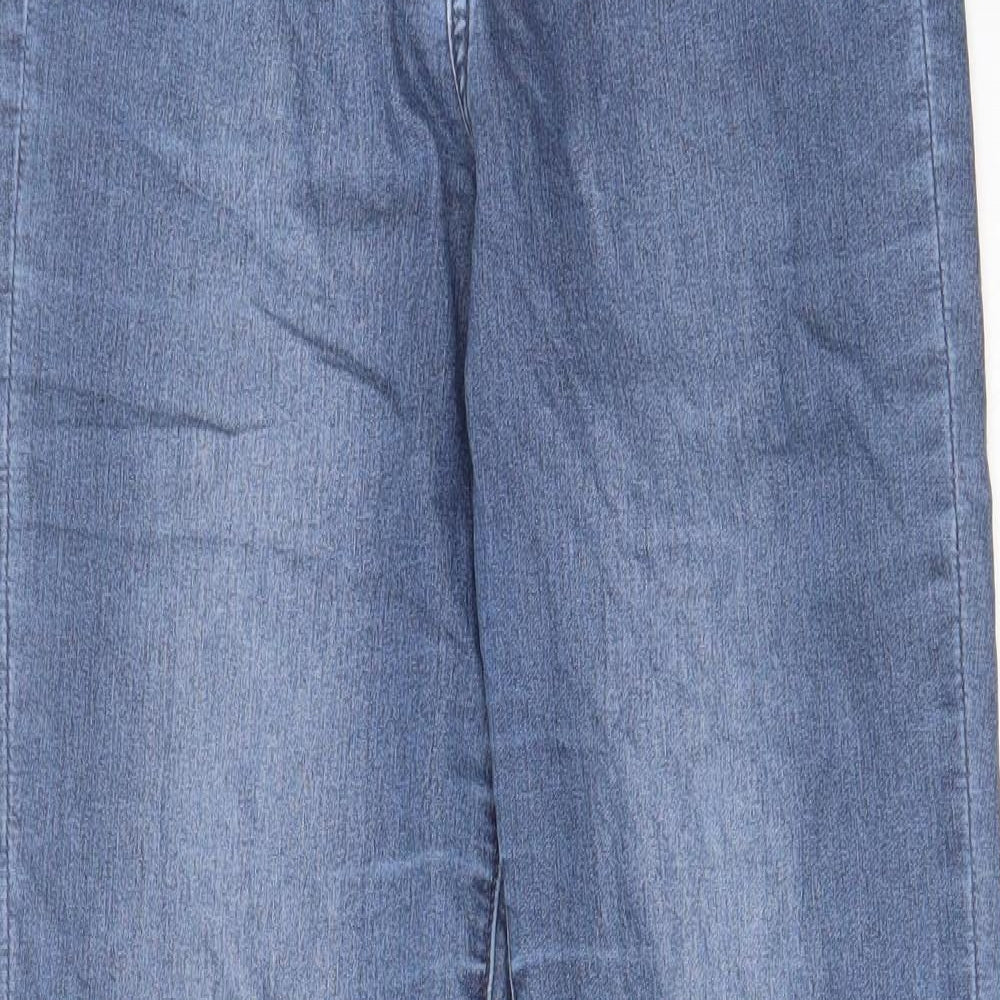Womens UK Size 29 in H&M Regular Fit Straight Blue Jeans