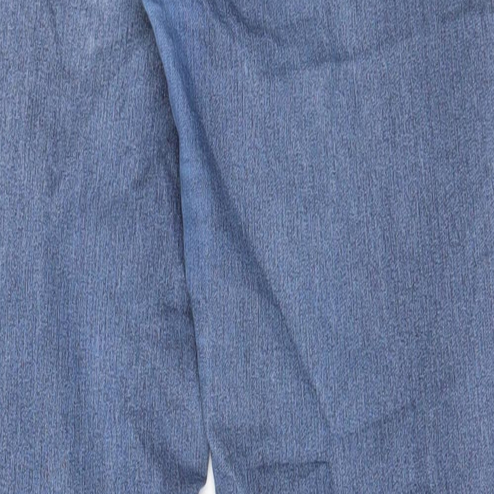 Womens UK Size 29 in H&M Regular Fit Straight Blue Jeans