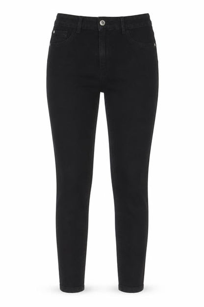 Womens UK Size 10 Denim & Co. Regular Fit Skinny Black Jeans