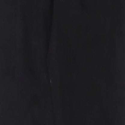 Denim & Co. Womens Black Cotton Skinny Jeans Size 10 L30 in Regular Zip - Pockets, Belt Loops