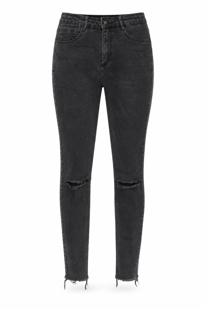 Womens UK Size 8 Zara Regular Fit Skinny Grey Jeans