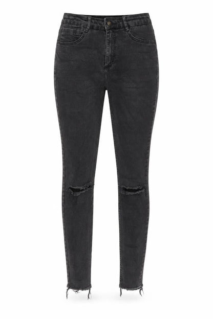 Womens UK Size 8 Zara Regular Fit Skinny Grey Jeans