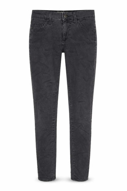 Topshop Womens Grey Cotton Skinny Jeans Size 28 in L30 in Regular Zip - Pockets, Belt Loops