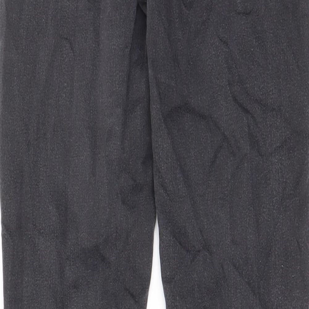Topshop Womens Grey Cotton Skinny Jeans Size 28 in L30 in Regular Zip - Pockets, Belt Loops