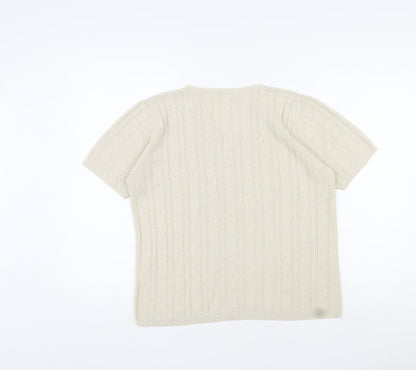 Womens UK Size 14 Berkertex Beige Pullover Jumper