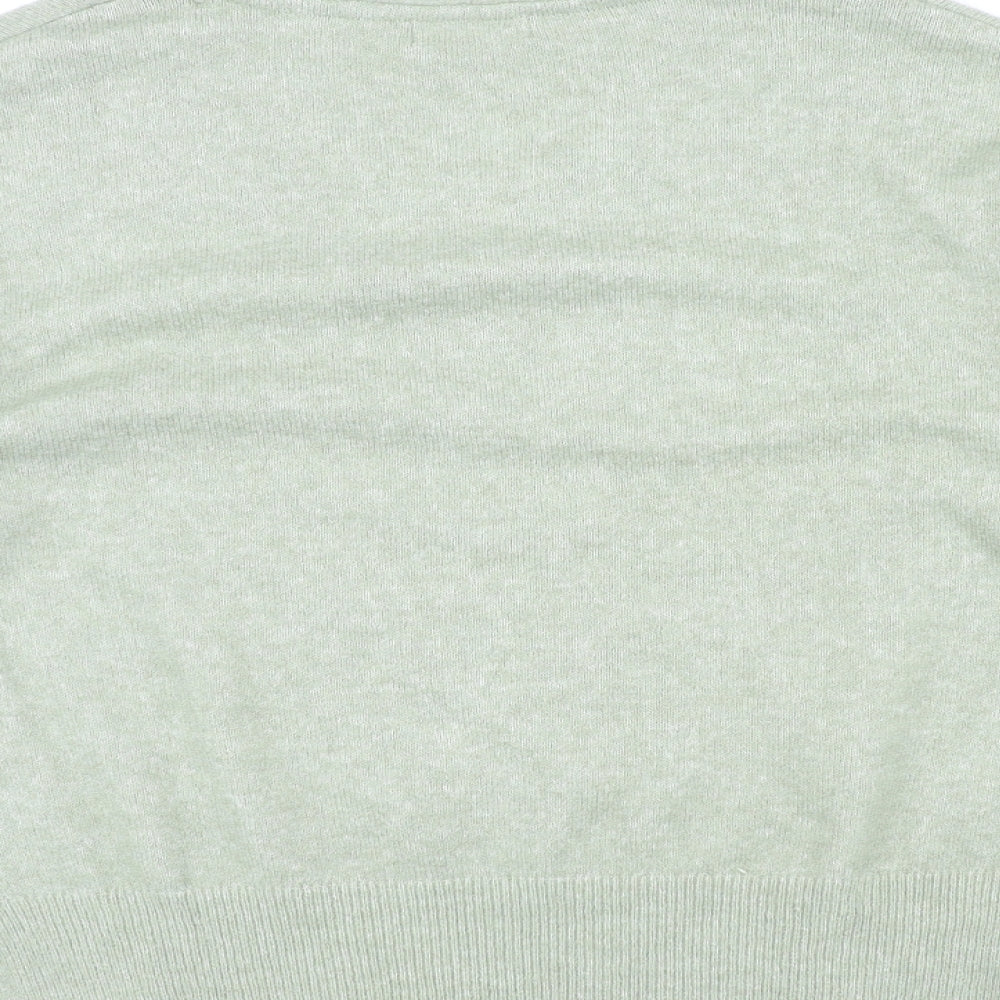 Womens UK Size M H&M Green Pullover Jumper