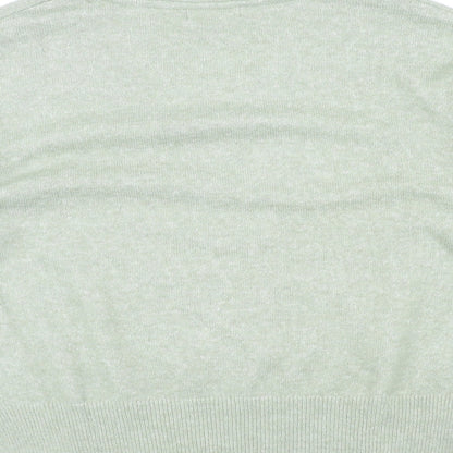 Womens UK Size M H&M Green Pullover Jumper