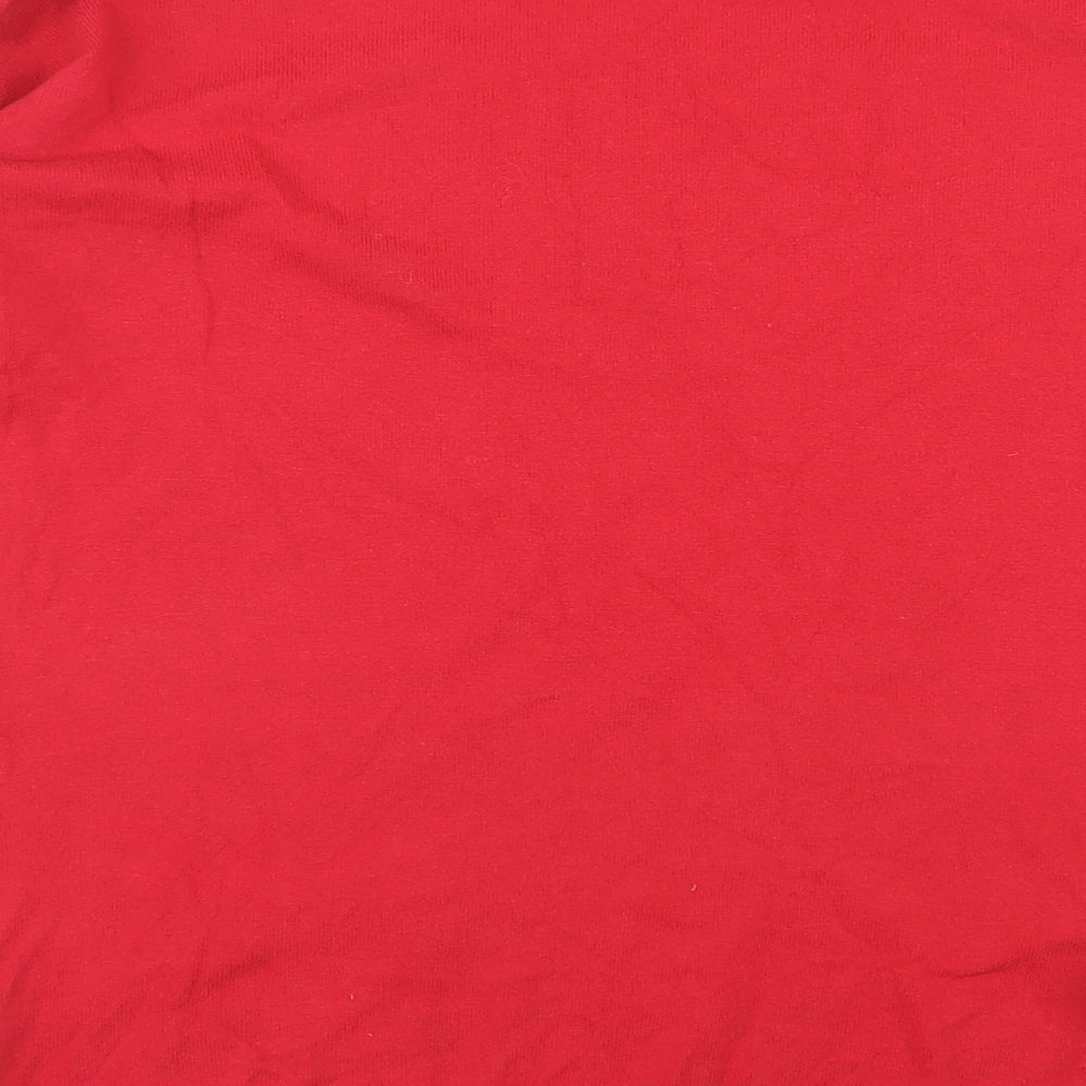 Womens UK Size 14 Evans Red Pullover Jumper