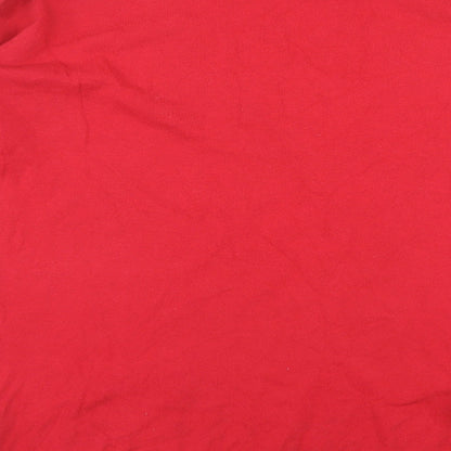 Womens UK Size 14 Evans Red Pullover Jumper