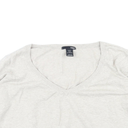 Womens UK Size M H&M Grey Pullover Jumper