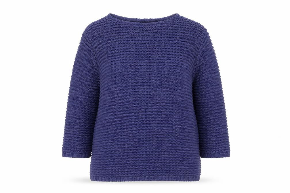 Womens UK Size M Damart Blue Pullover Jumper