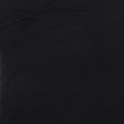 Womens UK Size 8 La Redoute Black Basic T-Shirt