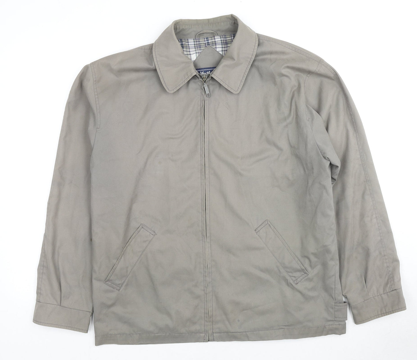Mens UK Size M Outdoor Clothing Grey Bomber Jacket