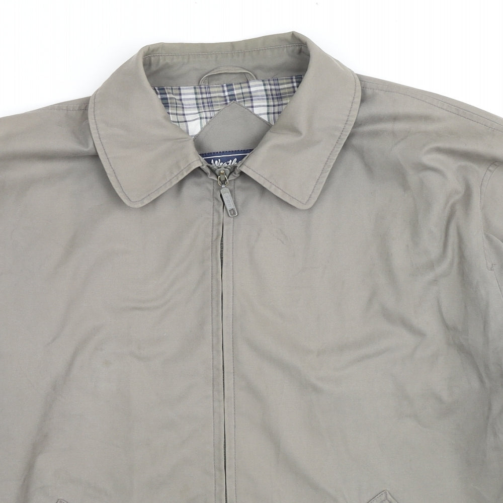 Mens UK Size M Outdoor Clothing Grey Bomber Jacket