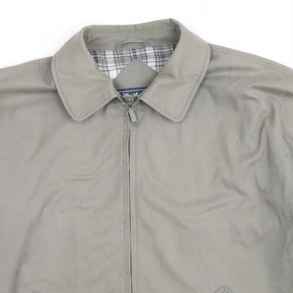 Mens UK Size M Outdoor Clothing Grey Bomber Jacket