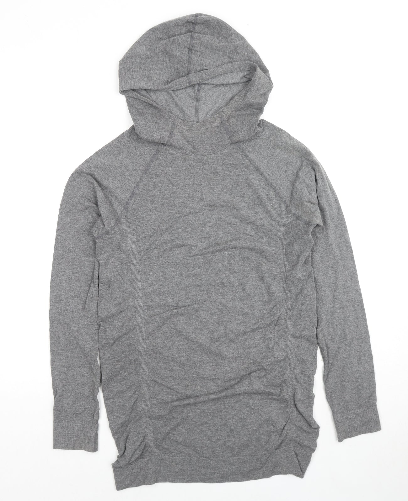 Fabletics Womens Grey Viscose Pullover Hoodie Size S Pullover
