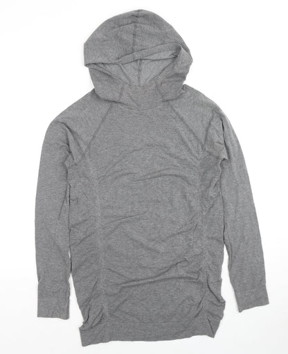 Fabletics Womens Grey Viscose Pullover Hoodie Size S Pullover