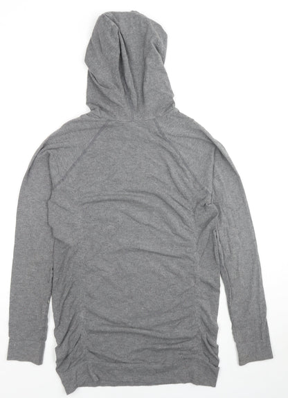 Fabletics Womens Grey Viscose Pullover Hoodie Size S Pullover