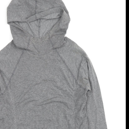 Fabletics Womens Grey Viscose Pullover Hoodie Size S Pullover