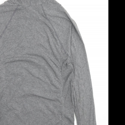 Fabletics Womens Grey Viscose Pullover Hoodie Size S Pullover