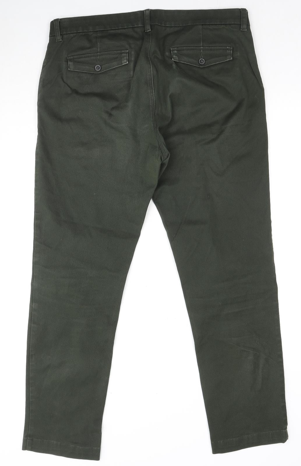 Womens UK Size 36 in Marks and Spencer Slim Fit Straight Green Jeans
