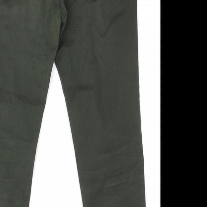 Womens UK Size 36 in Marks and Spencer Slim Fit Straight Green Jeans