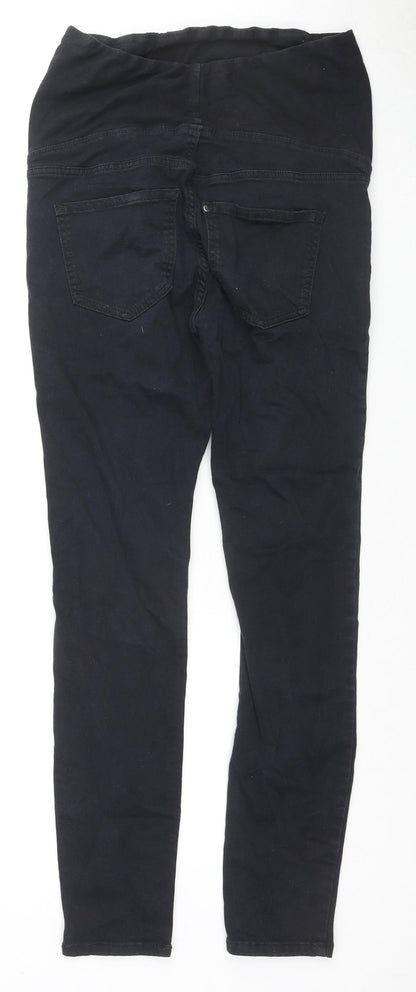 Womens UK Size 10 H&M Regular Fit Skinny Black Jeans