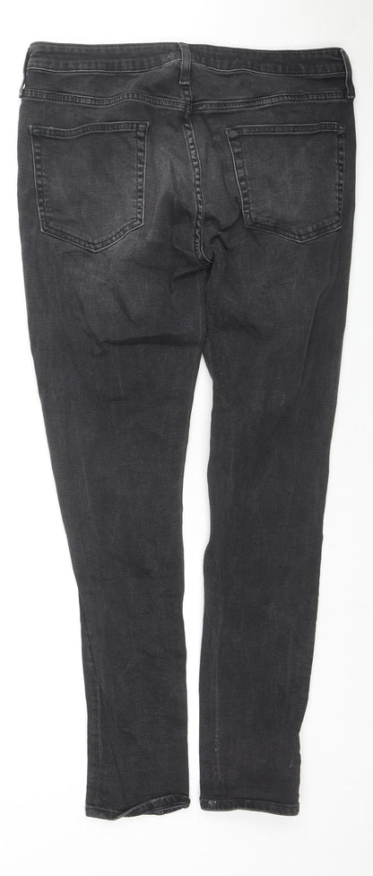 Mens UK Size 34 in Topman Slim Fit Skinny Grey Jeans