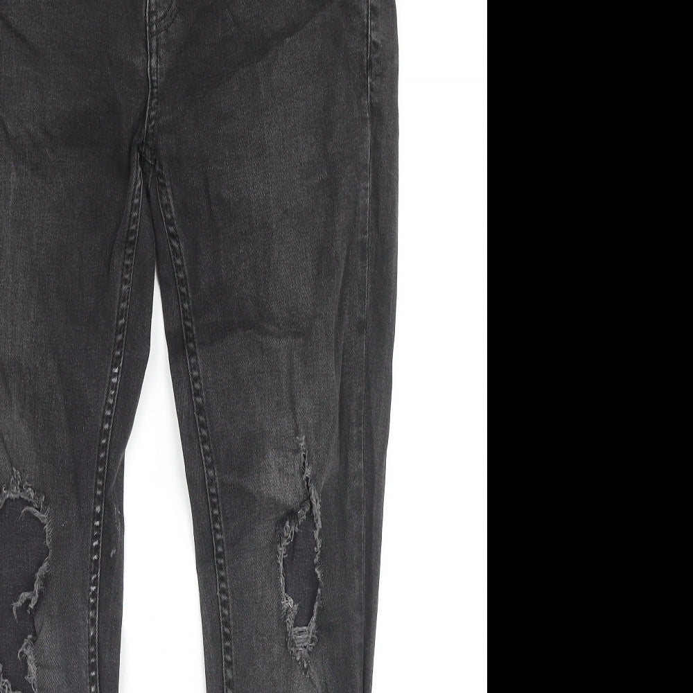 Mens UK Size 34 in Topman Slim Fit Skinny Grey Jeans
