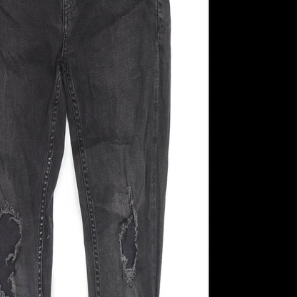 Mens UK Size 34 in Topman Slim Fit Skinny Grey Jeans