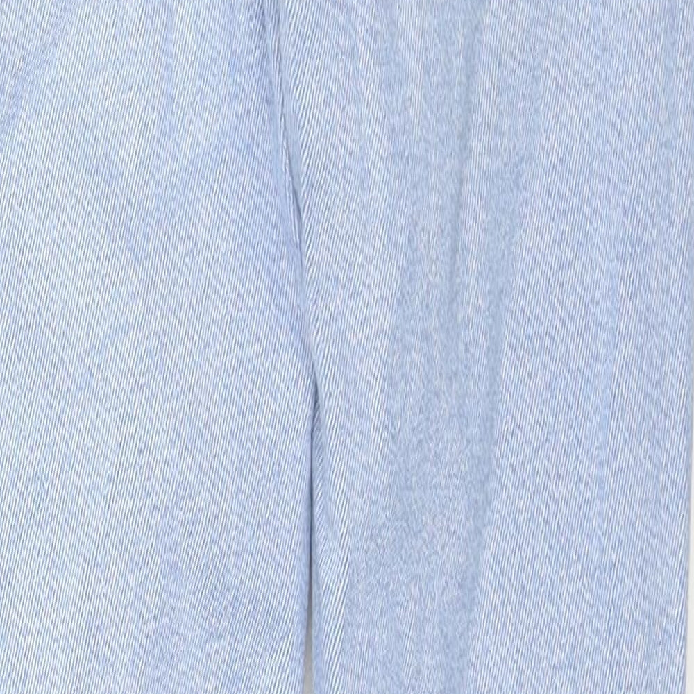 New Look Womens Blue Cotton Skinny Jeans Size 10 L28 in Regular Zip