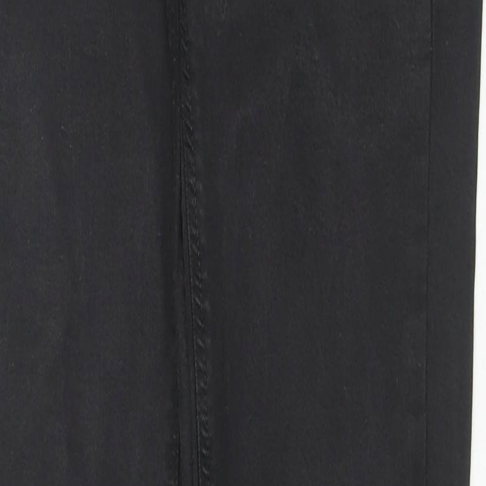 Zara Womens Black Cotton Skinny Jeans Size 28 in L30 in Regular Zip