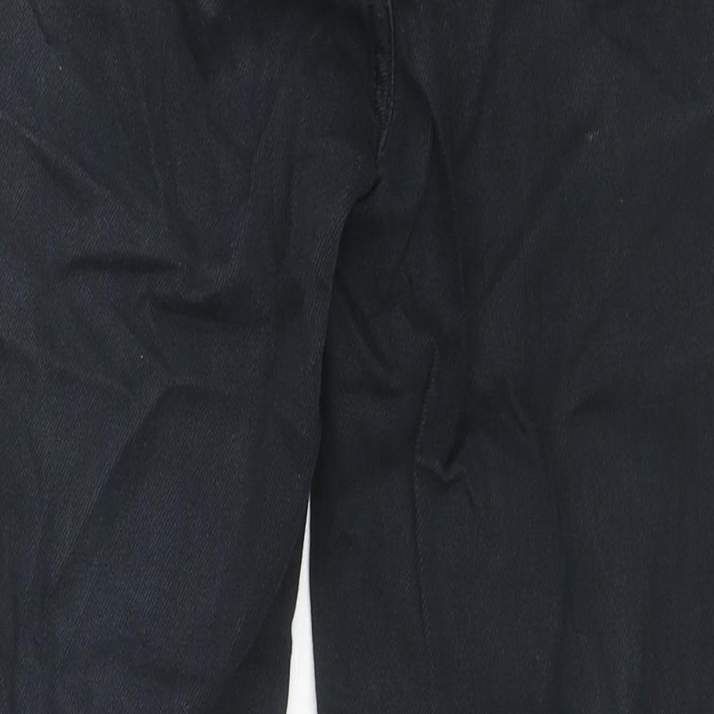 Womens UK Size 10 Marks and Spencer Regular Fit Straight Black Jeans