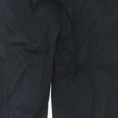 Womens UK Size 10 Marks and Spencer Regular Fit Straight Black Jeans