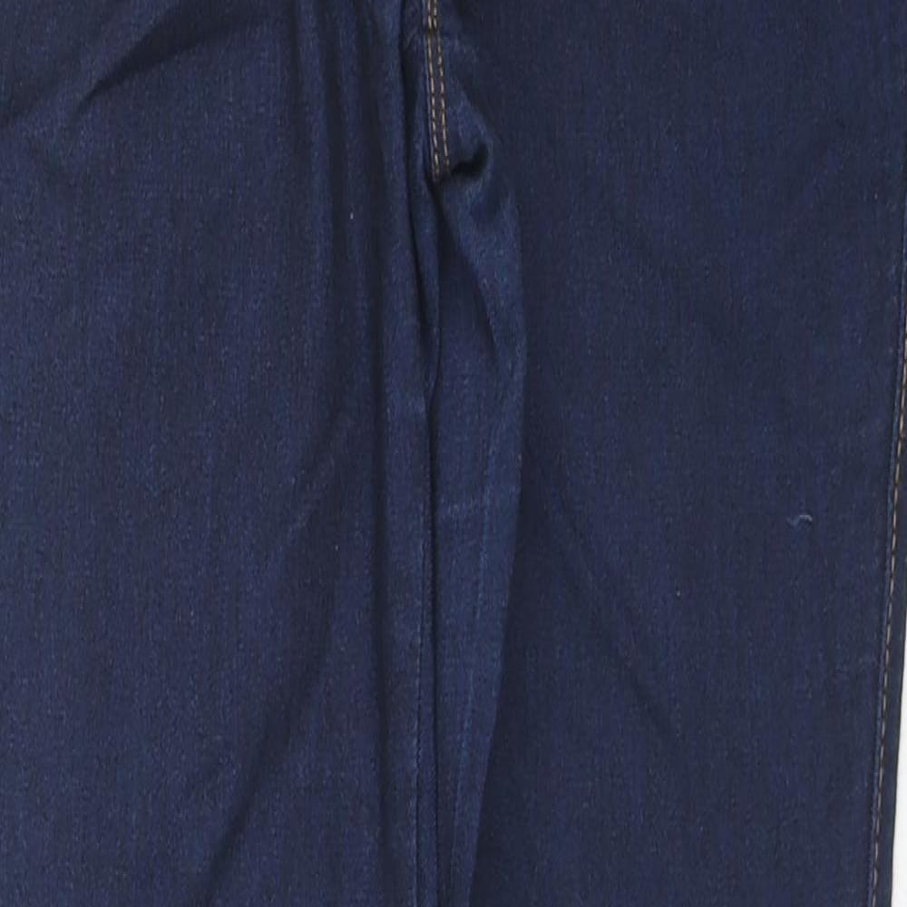 Denim & Co. Womens Blue Cotton Jegging Jeans Size 10 L26 in Regular