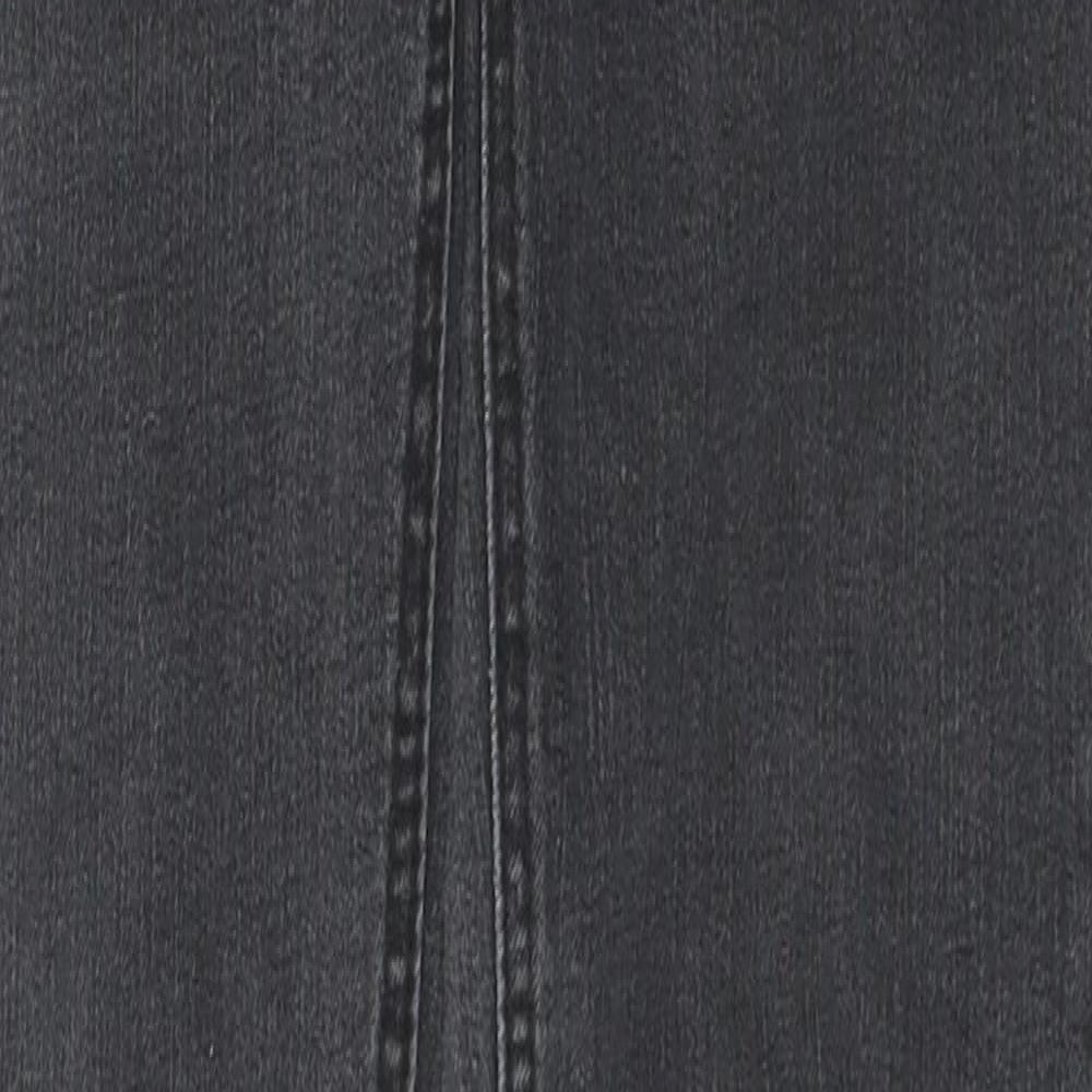 Denim & Co. Womens Black Cotton Skinny Jeans Size 10 L30 in Regular Zip