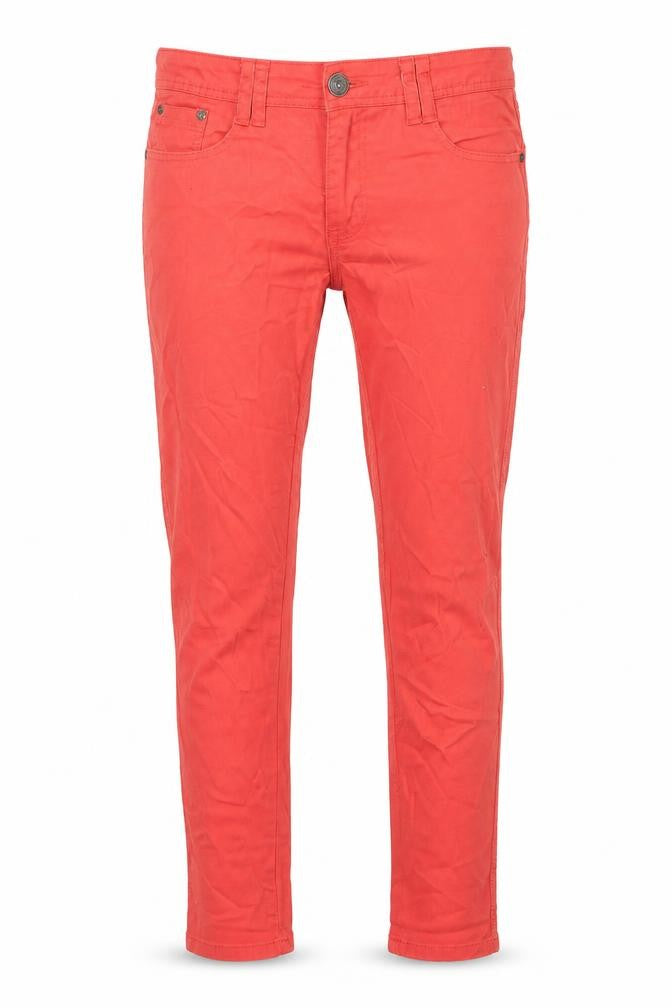 Womens UK Size 12 NEXT Regular Fit Skinny Red Jeans