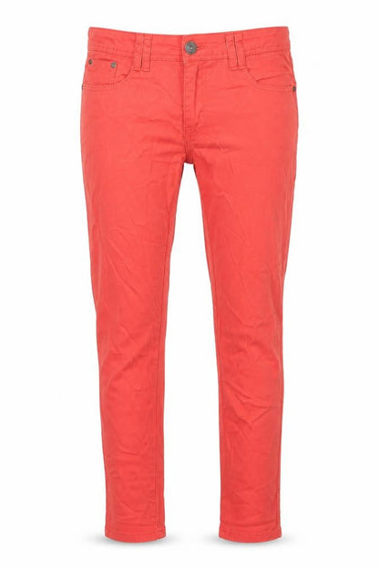 Womens UK Size 12 NEXT Regular Fit Skinny Red Jeans