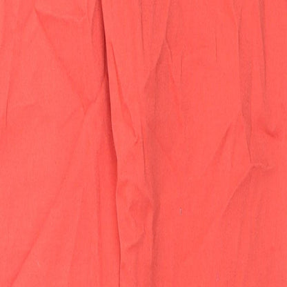 NEXT Womens Red Cotton Skinny Jeans Size 12 L32 in Regular Zip