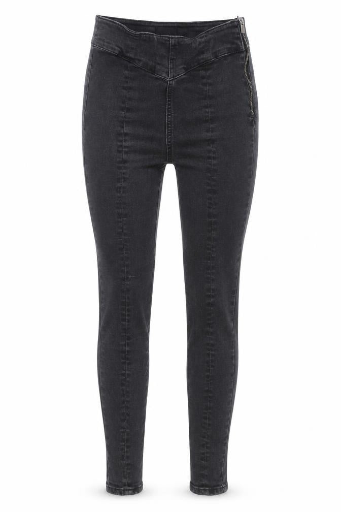 Womens UK Size 10 River Island Regular Fit Skinny Black Jeans
