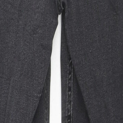 River Island Womens Black Cotton Skinny Jeans Size 10 L26 in Regular Zip