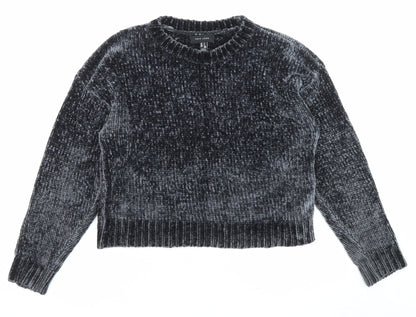 Womens UK Size S New Look Black Pullover Jumper
