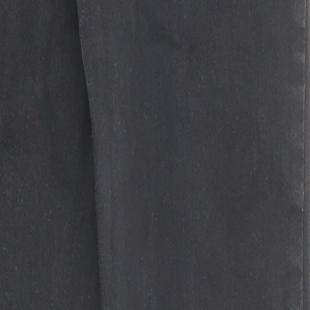 Topshop Womens Black Cotton Skinny Jeans Size 26 in L32 in Regular Zip - Pockets