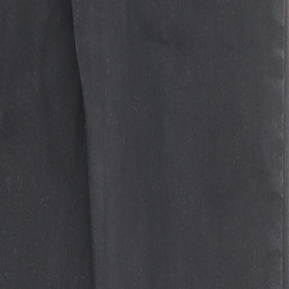 Topshop Womens Black Cotton Skinny Jeans Size 26 in L32 in Regular Zip - Pockets