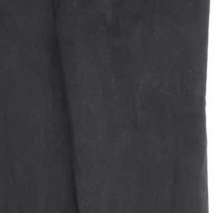 Topshop Womens Black Cotton Skinny Jeans Size 28 in L30 in Regular Zip - Pockets
