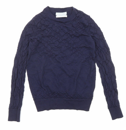 Womens UK Size 8 Marks and Spencer Purple Pullover Jumper