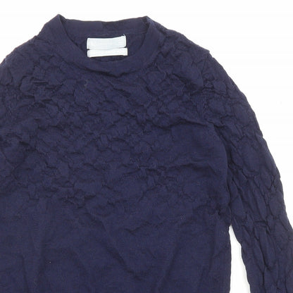 Womens UK Size 8 Marks and Spencer Purple Pullover Jumper